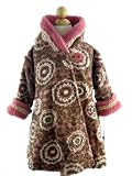 Corky Pink Vintage Swirl Wrap Swing Coat