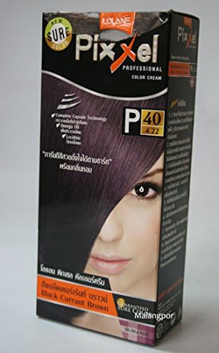 Lolane Permanent Hair Dye /Hair Color Black Currant Brown #40