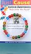 Just Cause AUTISM AWARENESS Stretch Puzzle Charm Bracelet