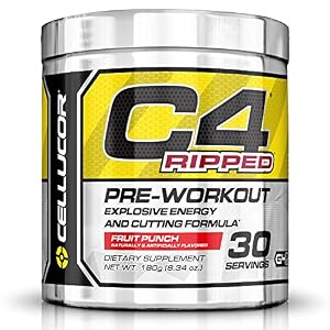 Cellucor C4 Ripped Fruit Punch 6.34 oz 30 Servings