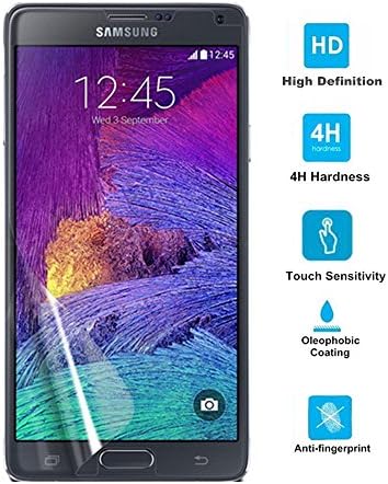 iAugo Samsung Galaxy Note 4 Screen Protector for Samsung Galaxy Note 4 IV N9100 [3-pack] Xtreme Scratch Defender Ultra Clear High-Response(HD)