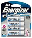 Energizer L91BP-4 AA Lithium Batteries (4-Pack)