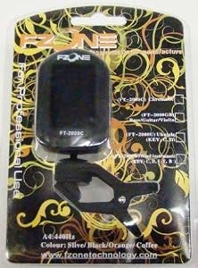 Fzone Ft-2000c Clip Tuner Black