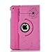 iPad mini Case - Nozza iPad mini 3 / iPad mini 2 / iPad mini Case, 360 Degree Rotating Multi-Angle Stand Smart Cover with Auto Wake/Sleep Feature Danelion pink