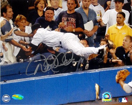 Derek Jeter New York Yankees - Dive vs. Red Sox Close Up - 16x20 Autographed Photograph