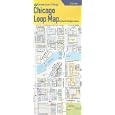 AMERICAN MAP CHICAGO LOOP AND NORTH MICHIGAN AVENUE STREET by Chicago Travel Books