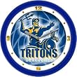 California-San Diego Tritons Suntime 12" Dimension Glass Crystal Wall Clock - NCAA College Athletics