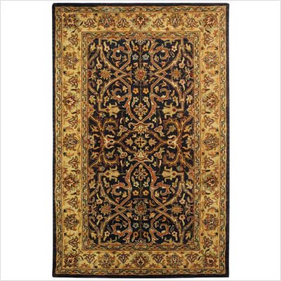 Safavieh Heritage Collection HG644A Handmade Charcoal and Beige Hand-Spun Wool Area Runner Rug, 2-Feet 3-Inch by 10-Feet