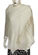 Winter Scarves Wool Embroidery Womens Outerwear 80 x 27 inches (esrf022)