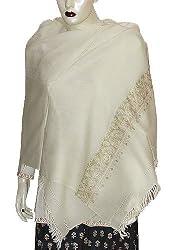 Winter Scarves Wool Embroidery Womens Outerwear 80 x 27 inches (esrf022)