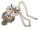 Amazing Value Jewelry Set of 2 Long Chain Vintage Bronze Owl Pendants Necklaces By VAGA
