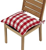 Gingham Checked Seat Pad