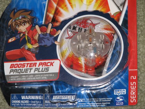 Childrens Toyshop  Toys : Bakugan Battle Brawlers Booster Pack Series 2 Translucent Clear Hynoid