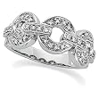14K White Gold Diamond Ring - 0.20 Ct.
