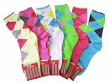 Yelete Fashion Argyle Assorted Socks 3pairs - Argyle 3pc Socks