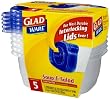 Gladware Soup&Salad Food Storage Containers, 5-Count Packages (Pack of 6)