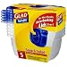 Gladware Soup&Salad Food Storage Containers, 5-Count Packages (Pack of 6)