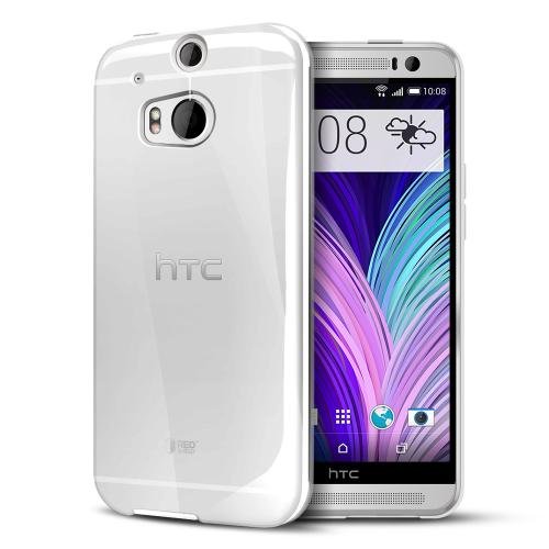 HTC One M8 Case, RedShieldÂ® HTC One M8 Premium flexible TPU Case [Perfect Fit] [Anti-Slip] [Ultra Slim] Crystal Silicone Rubber Case Cover for HTC One M8 (2014)-Frosted White