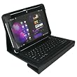 TASTIERA BLUETOOTH CON CUSTODIA IN PELLE PER SAMSUNG GALAXY TAB 10.1 SLIM P7500/GALAXY TAB 2 II P5100/P5110 - NERO