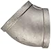 Anvil 8700126306, Malleable Iron Pipe Fitting, 45 Degree Elbow, 1-1/4