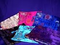 NEM34 Silk Brocade Bag/Pouch Tarot/Talismans: Set of 6