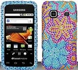 Flowers Design Diamond Hard Snap On Case Cover Faceplate Protector for Sams ....