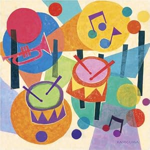 Drums Image Wrap 21 x 21 inches; Kaseguma, Gale by Oopsy Daisy