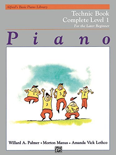 Alfred's Basic Piano Library Piano Course, Technic Book Complete Level 1