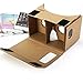 Google Cardboard DIY Kit, GMYLE Virtual Reality Viewer 3D Cardboard Glasses With thick Rubber Band for 4.4 to 5.5 inches Smart Phones