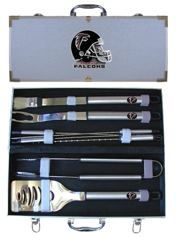 Atlanta Falcons BBQ Grill Set & Case 8 Piece