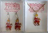 Little Orphan Annie & Sandy NECKLACE & EARRINGS - Matched Set of Pierced Earrings & Necklace in Separate Boxes (1974 New York News)