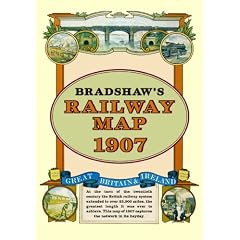 Bradshaw's Railway Folded Map 1907 (Old House)