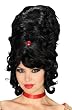 Adult Black Beehive Wig