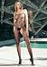 Valentine's Day FIshnet Sexy Crotchless Bodystocking with Suspenders