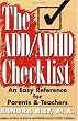 The ADD/ADHD Checklist