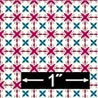 1:24 Dollhouse Wallpaper Marseilles Red
