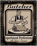 51vuKA6oEbL. SL160  Butcher shop meat Sign steak pork chops deli / vintage antique Wall decor