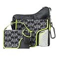 JJ Cole Collections System Diaper Bag, Black Damask