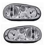 1999-2002 VW Volkswagen Golf Cabrio GTI without Fog Headlights Headlamps Head Lights... by Aftermarket