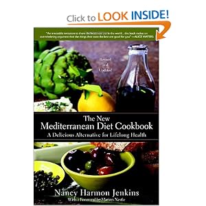 Click here to buy The New Mediterranean Diet Cookbook: A Delicious Alternative for Lifelong Health by Nancy Harmon Jenkins and Marion Nestle.