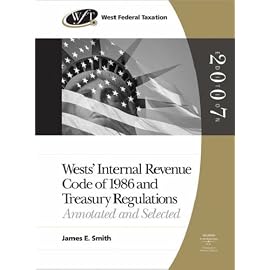Internal Revenue Service Code of 1986 And Treasury Regulation 2007 With Ria