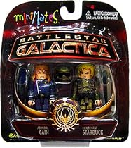 Battlestar Galactica Modern Minimates 2-Pack Series 1 Admiral Cain & Starbuck