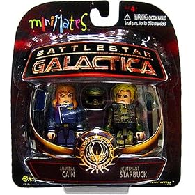 Battlestar Galactica Modern Minimates 2-Pack Series 1 Admiral Cain & Starbuck