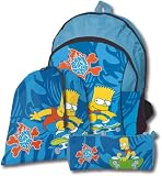 Simpsons Schultaschen 3er-Set Skateboard