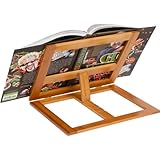 Trademark Innovations Cookbook Holder - All Natural Bamboo - By Trademark Innovations, Natural