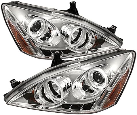Spyder Auto Honda Accord Chrome CCFL Halogen LED Projector Headlight