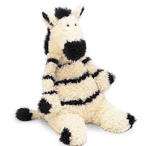Plush Junglie Zebra Small 10 by 