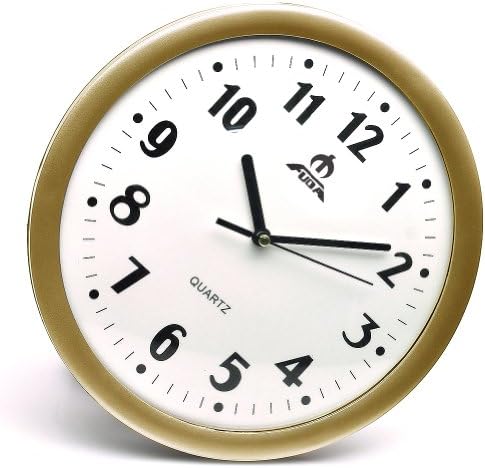 Deedo Modern Non Ticking Silent Luminous Quartz Analog Digital Wall Clock