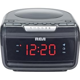 CD Clock Radio with AM FM by 