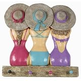 Indoor/Outdoor Decor - 3 Hat Ladies Rack
